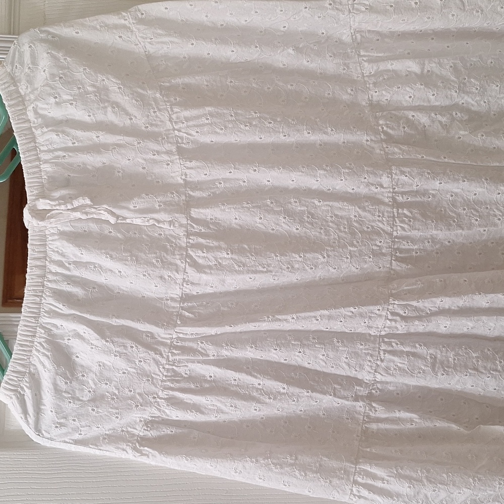 Japna White Drawstring Maxi Skirt - Picture 2 of 3